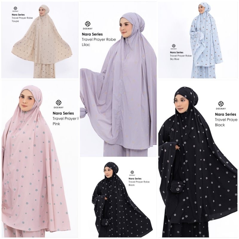 Mukena Deenay Nara Travel Prayer Robe. Nara Travel Prayer Robe Deenay. Deenay Mukena Travel. Mukena 