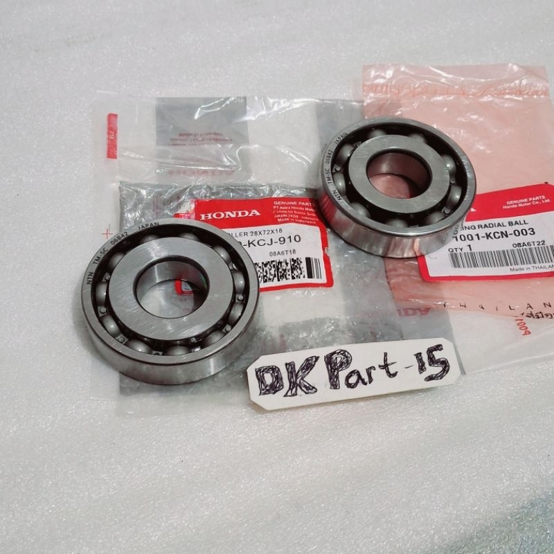 Bearing KCJ  laher kruk as Kanan dan kiri Honda Tiger Gl Pro Neotech Megapro Lama original