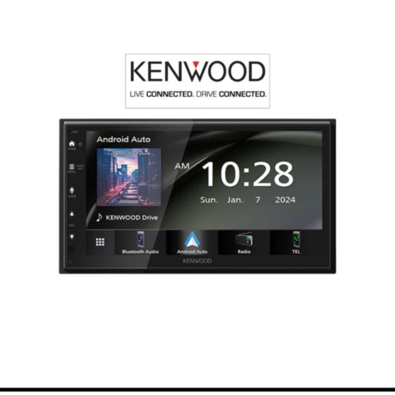 Head unit double Din Kenwood DMX6523S wireless Universal android auto Apple car Play