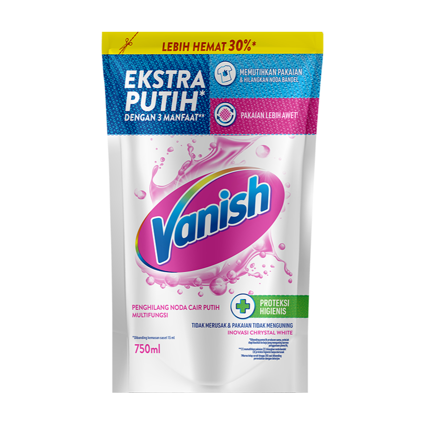 VANISH CAIR / PENGHILANG NODA CAIR PUTIH 750ml