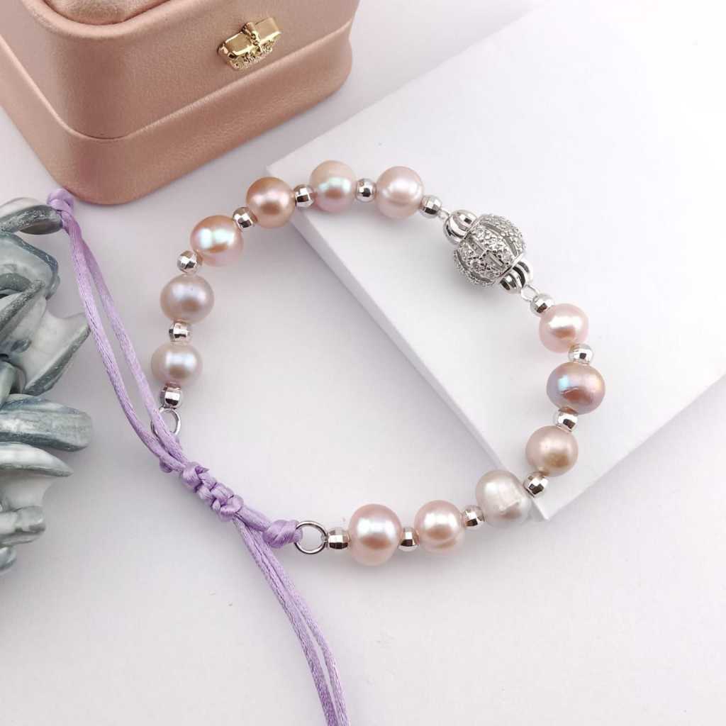 Gelang Mutiara Air Tawar Asli Lombok  - GT008