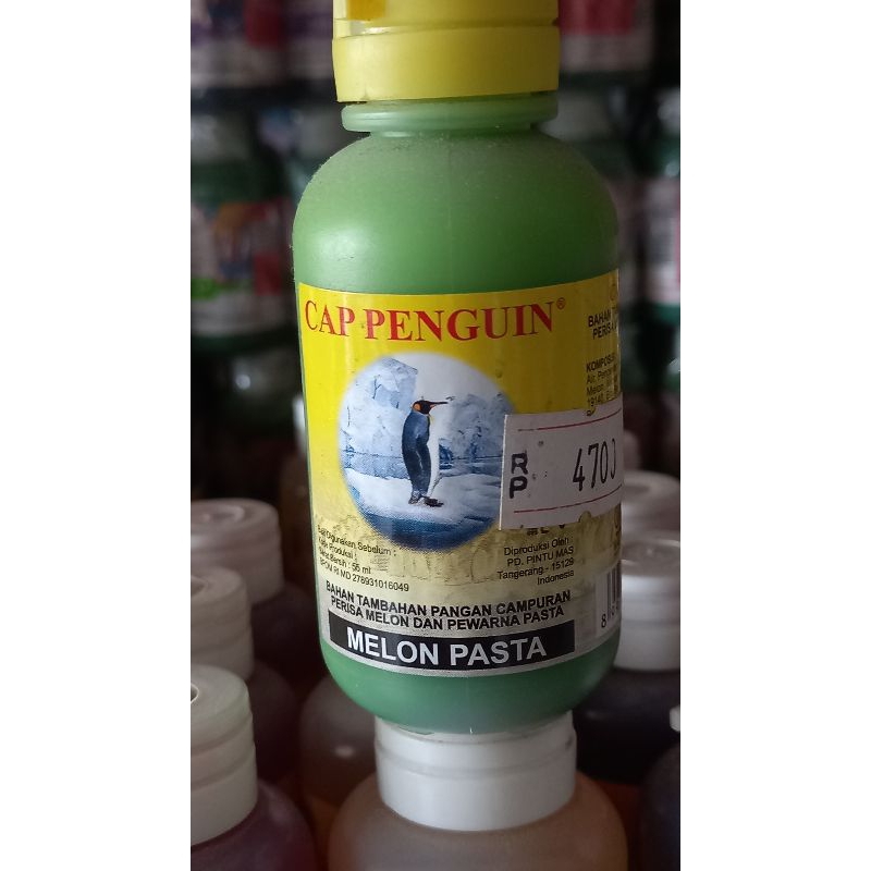 

Melon pasta cap penguin 55ml/ perisa melon / Pewarna melon
