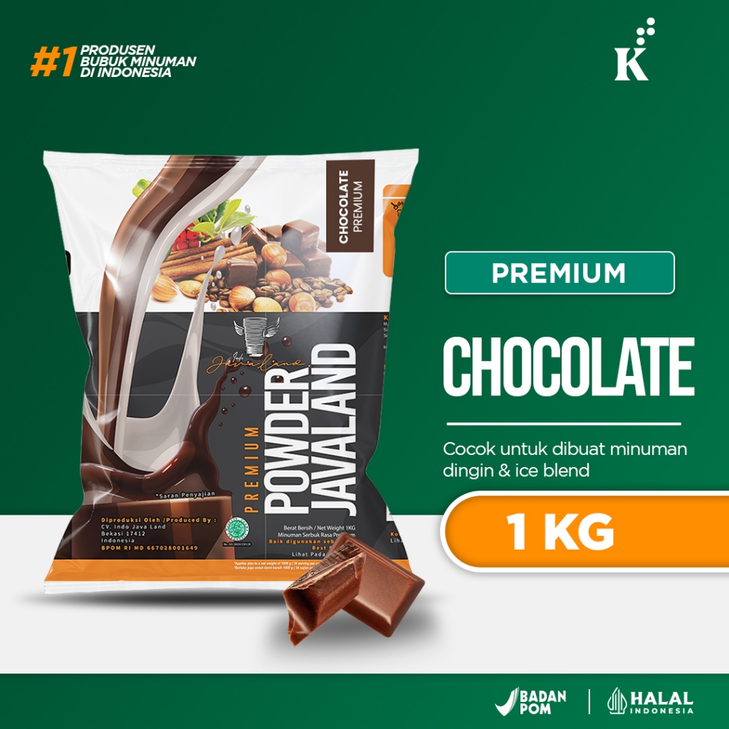 

Bubuk Minuman Premium CHOCOLATE 1Kg Javaland Depok