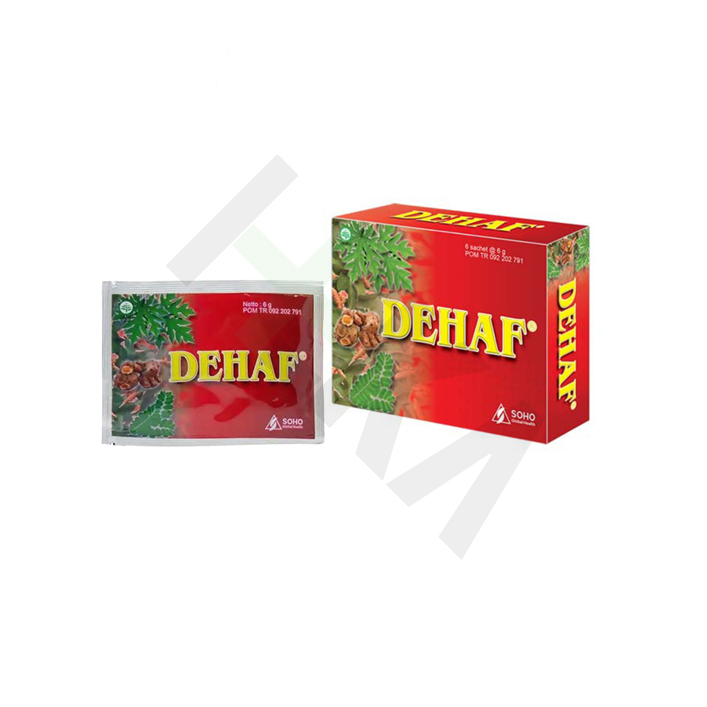 Dehaf Box 6 Sachet - Obat Herbal Demam Berdarah [Majapahit]