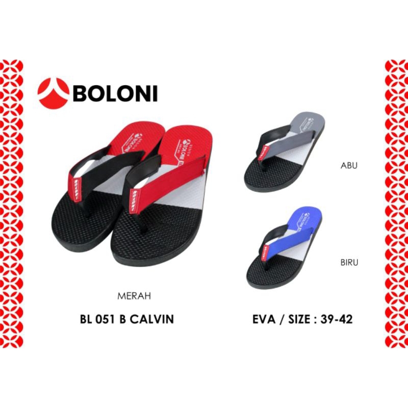 sandal jepit pria Calvin boloni