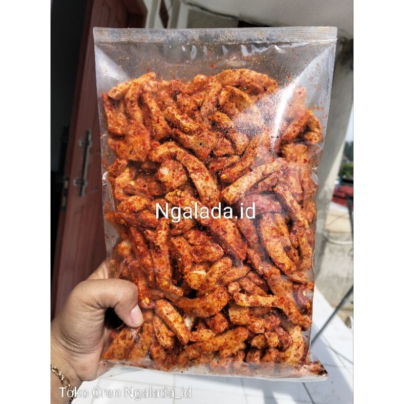 

Basreng pedas daun jeruk isi 500gram
