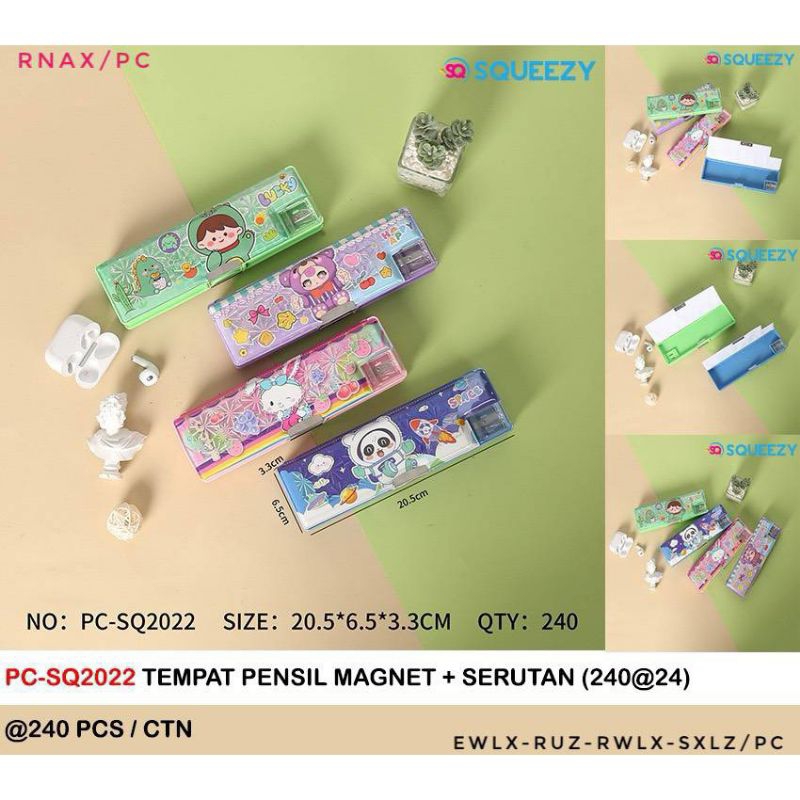 

SQ Kotak Pensil Magnet + Rautan 2022/Kotak Pensil Magnet Rautan/PerPcs