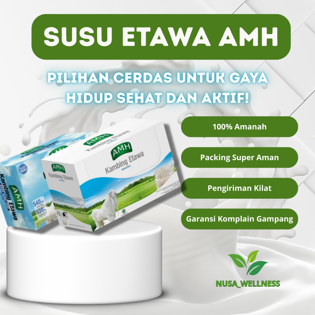 

SUSU KAMBING ETAWA AMH - original | jahe | original amh isi 10 sachet
