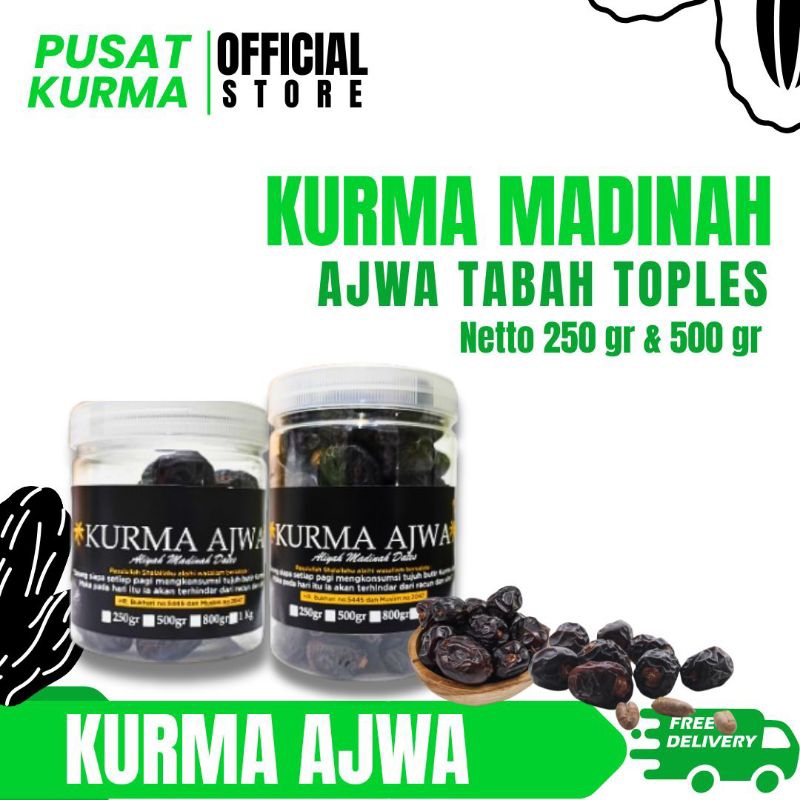 

KURMA AJWA TABAH ORGANIK 250 GR & 500 GR