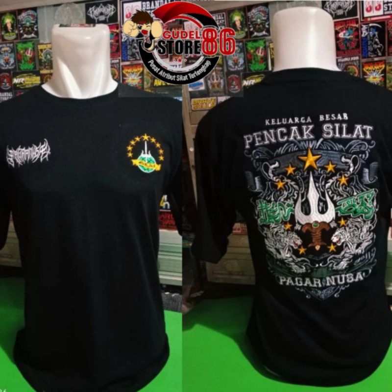 kaos bordir pagar Nusa termurah