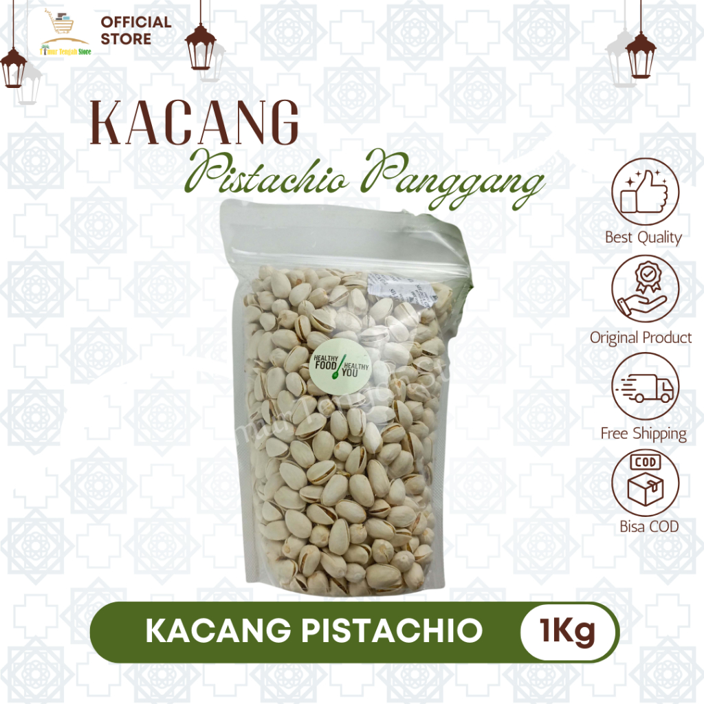 

Kacang Pistachio Panggang - Kacang Fustuk Arab