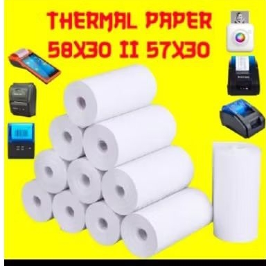 

THERMAL PAPER/KERTAS STRUK 57x30 & 58x30
