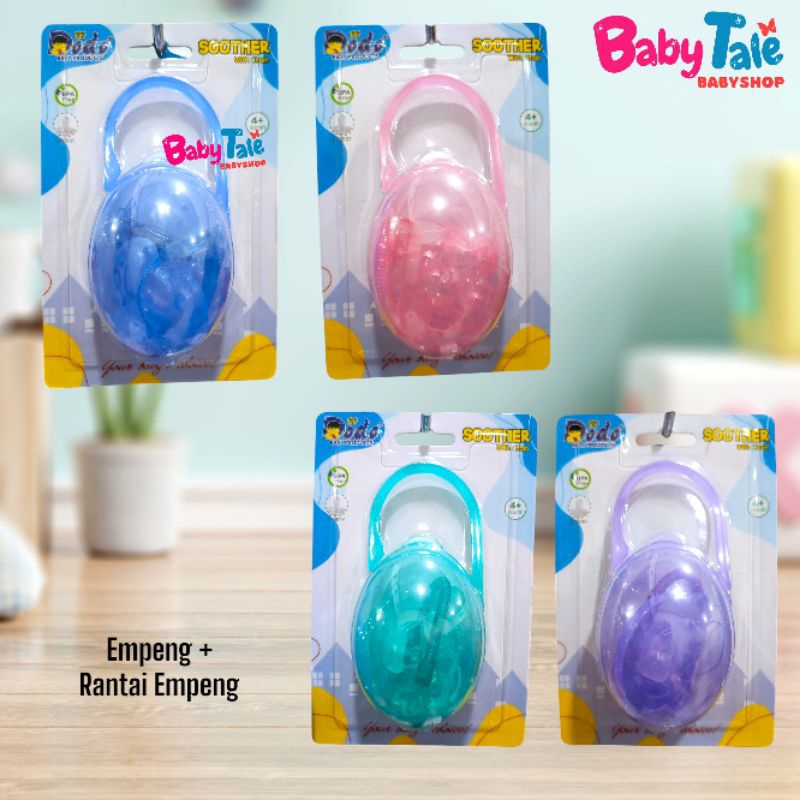 DST014 Dodo soother with chain | Empeng Dodo + Rantai Empeng / Tali Empeng