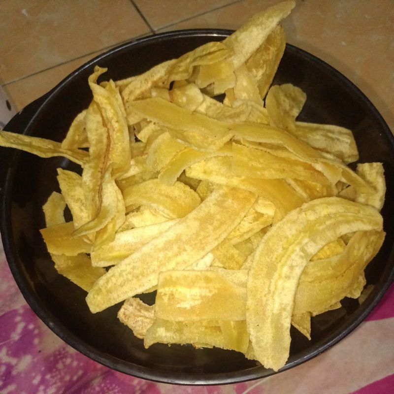 

kripik pisang nangka asin gurih renyah 250gr, makanan ringan, cemilan