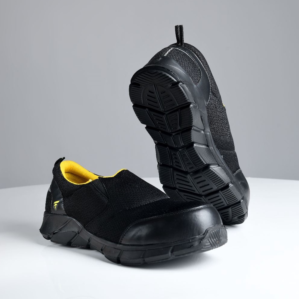 Keluaran Terbaru Sepatu Safety Sneakers Pria Slip On Sporty Safety Casual