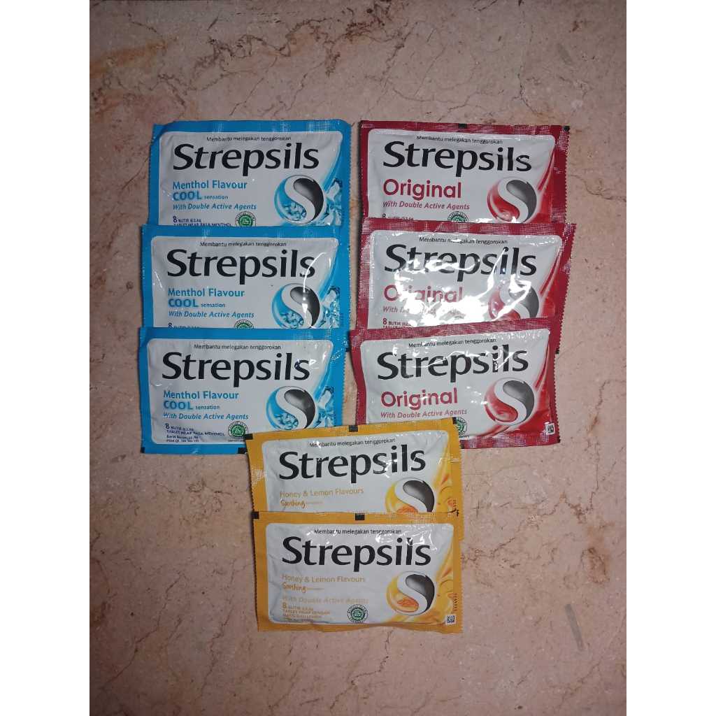 

Strepsils Permen Tablet Hisap Pelega Tenggorokan 8 tablet