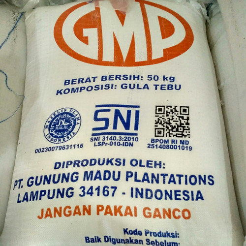 GULA GMP KARUNG 50KG ( 1 KARUNG )