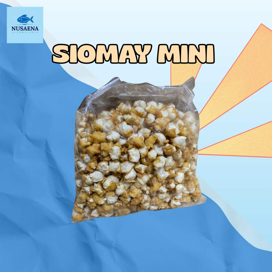 

Siomay Mini Kering Renyah Gurih Snack Cemilan Ringan Isian Seblan 1kg 500Gram 250gram