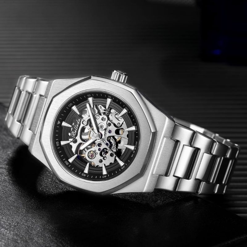 BUY 1 GET 1..JAM TANGAN PRIA WANITA BELLEDA ORIGINAL AUTOMATIC 9628 RT