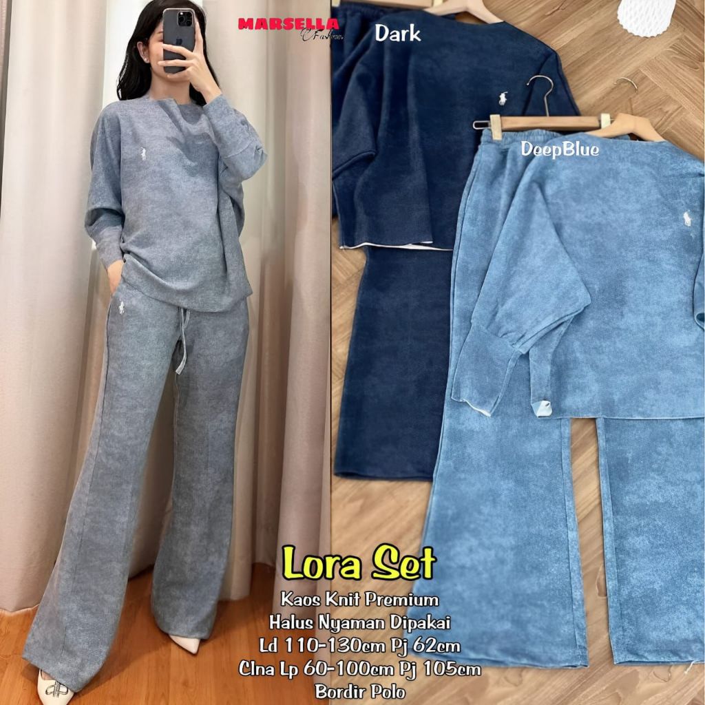 Setelan Wanita Terbaru Lora Setelan By Marsella Fashion