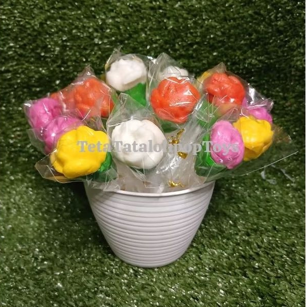 

hampers - Permen Lolipop pot bunga isi 20 pcs - HADIAH lebaran