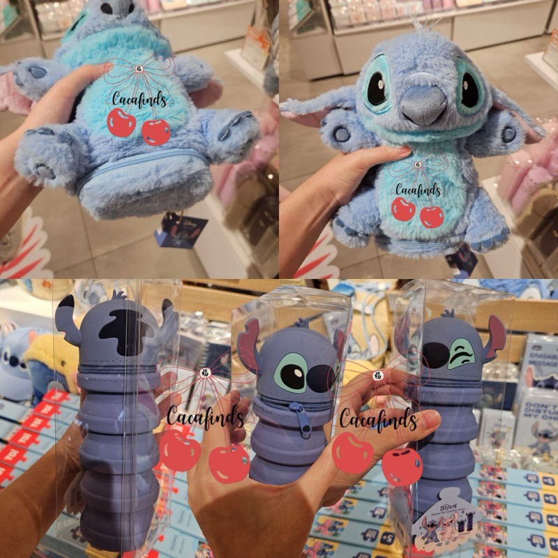 

OHSOME x Stitch‼️Retractable Pen Case / Stand Plush Pencil Case / Silicone Pencil Case / Kotak Pensil Silikon / Kotak Pensil Boneka Disney Stitch Beach Dream Collection