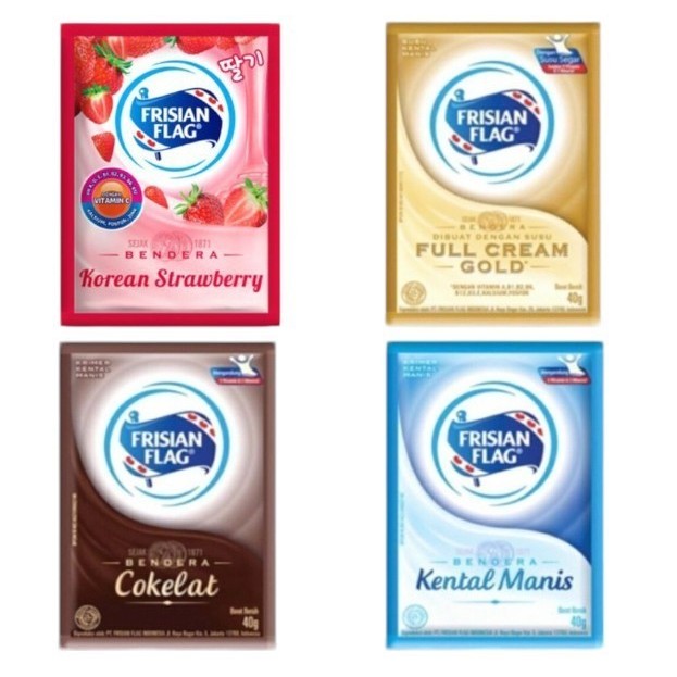 

FRISIAN FLAG BENDERA KENTAL MANIS / CONDENSED MILK SACHET 6'S