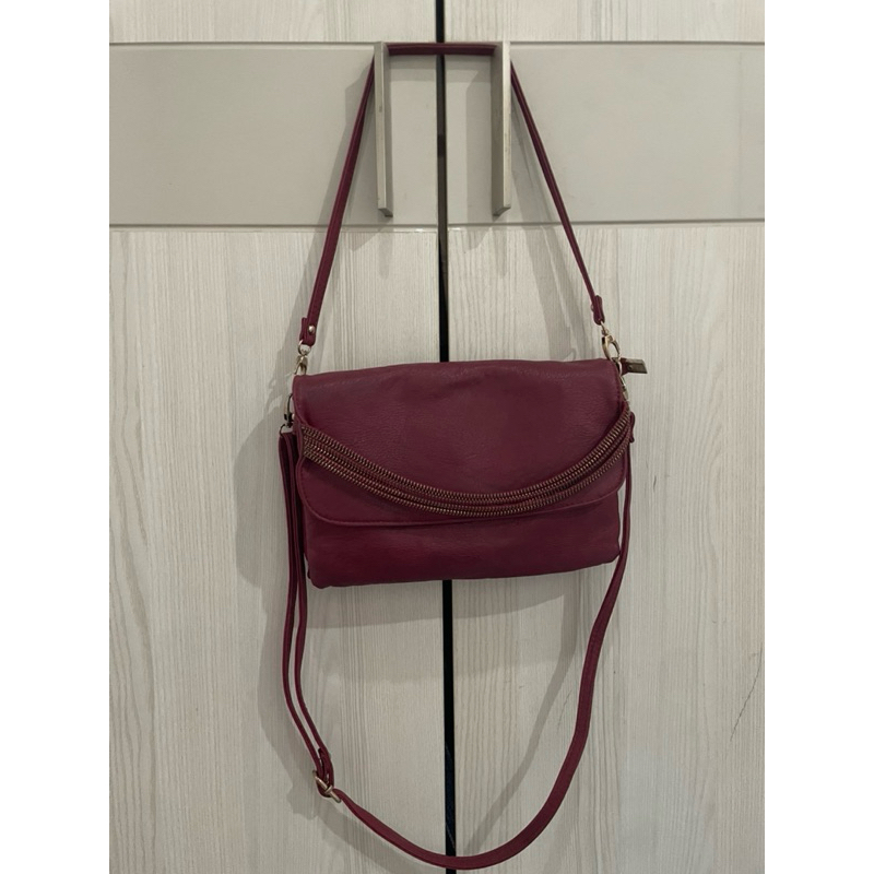 Tas Fladeo maroon