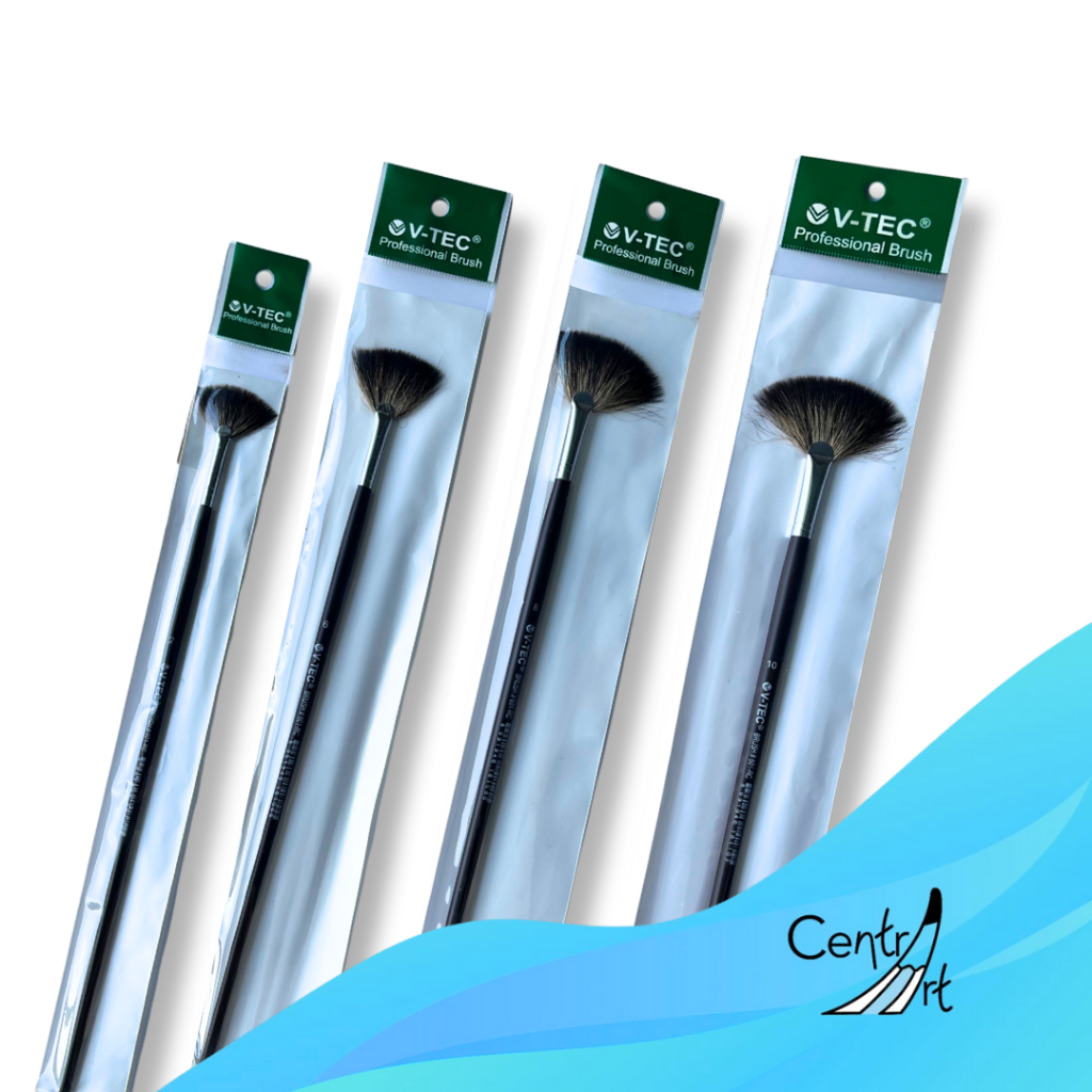

Vtec fan brush kuas bentuk kipas kuas lukis fan 601-RC