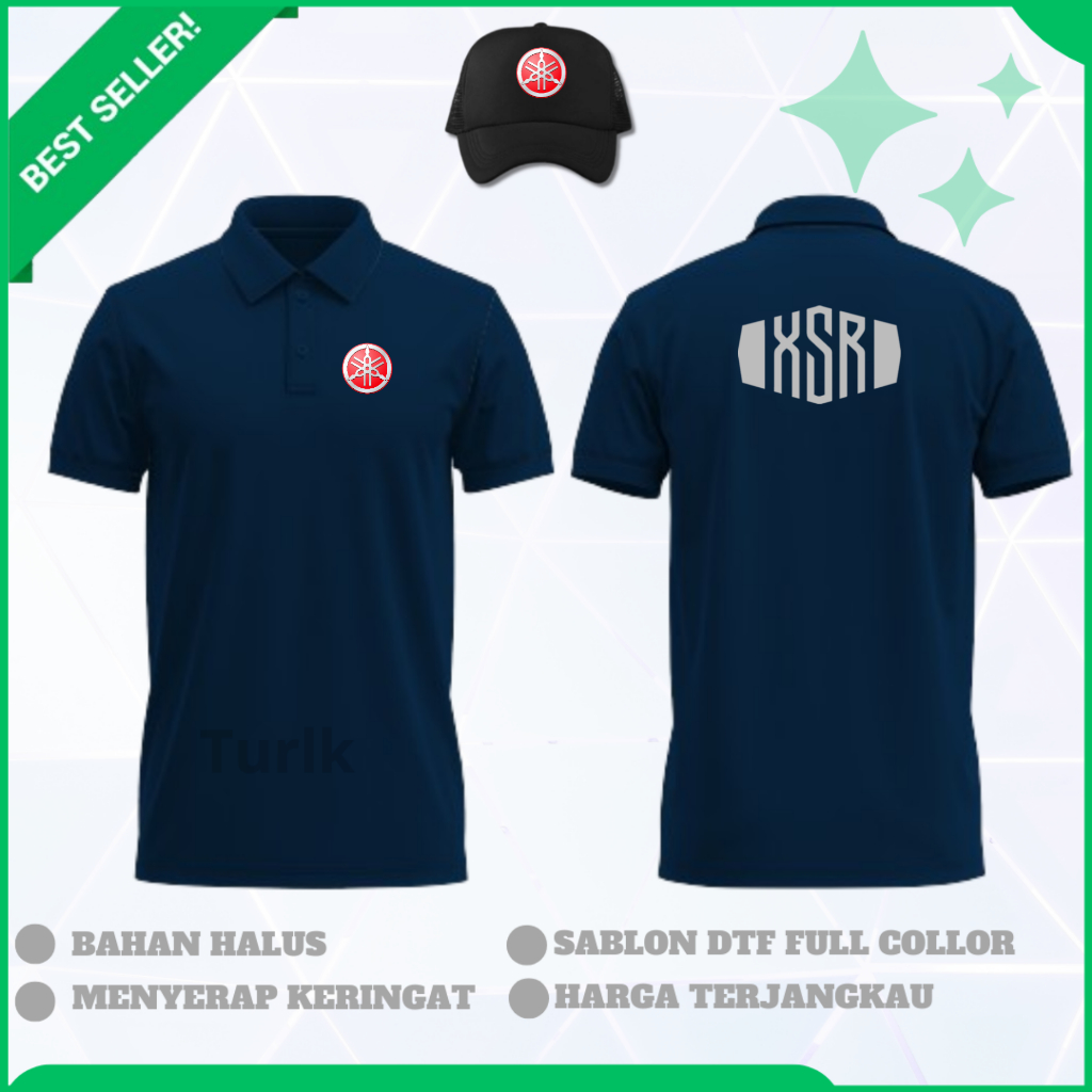 Baju Yamaha Xsr Poloshirrt Yamaha XSR Custom
