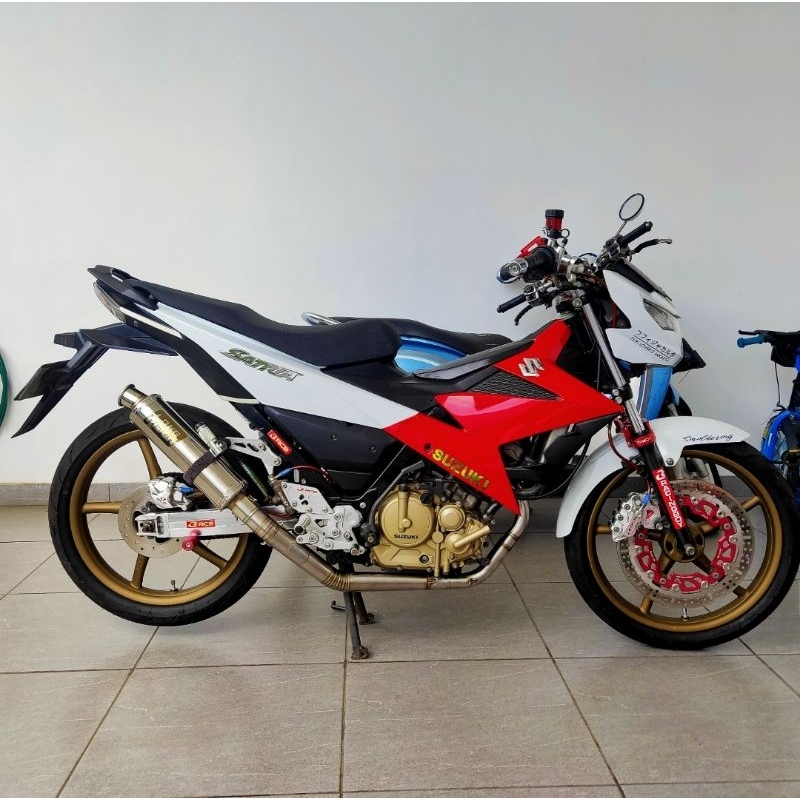 SILINCER WRX TRIOVAL K2 25CM HEADER WRX RS150 VIETNAM SATRIA FU FI FUFI GSX