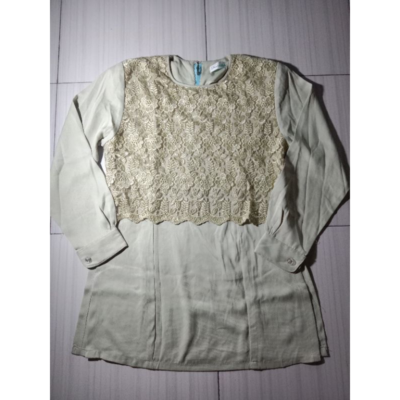 TUNIK WANITA MODEL BRUKAT MURAH PRELOVED