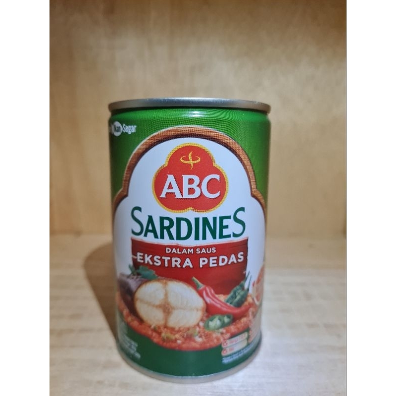 

ABC Sarden Extra Pedas 425g exp 2027