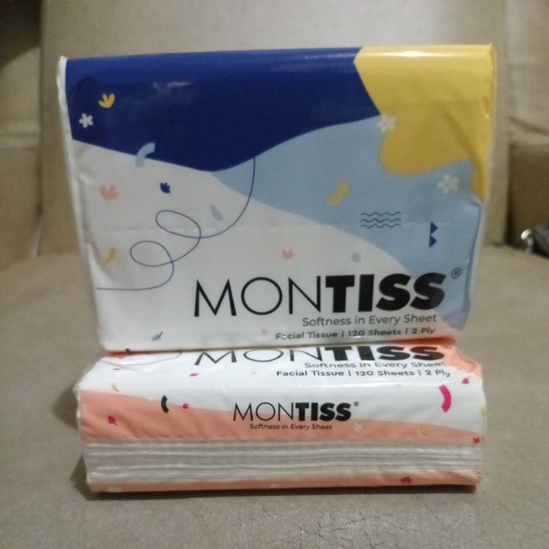 tissue wajah montiss 120 sheet