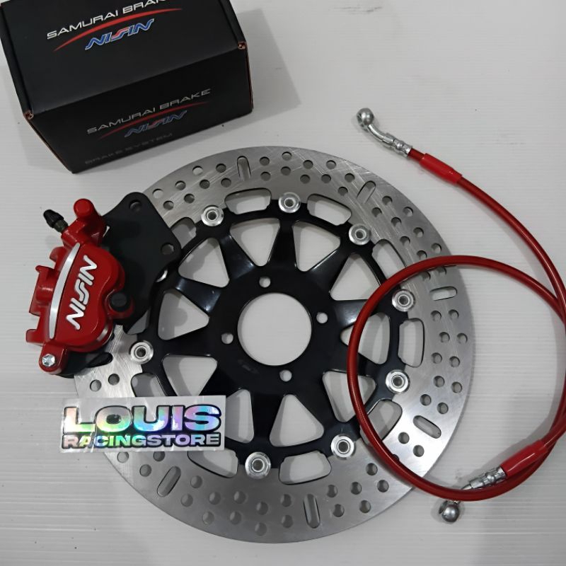 paket kaliper rx king old kaliper ns samurai rcb 2 piston piringan lebar 300mm rx king old rx king