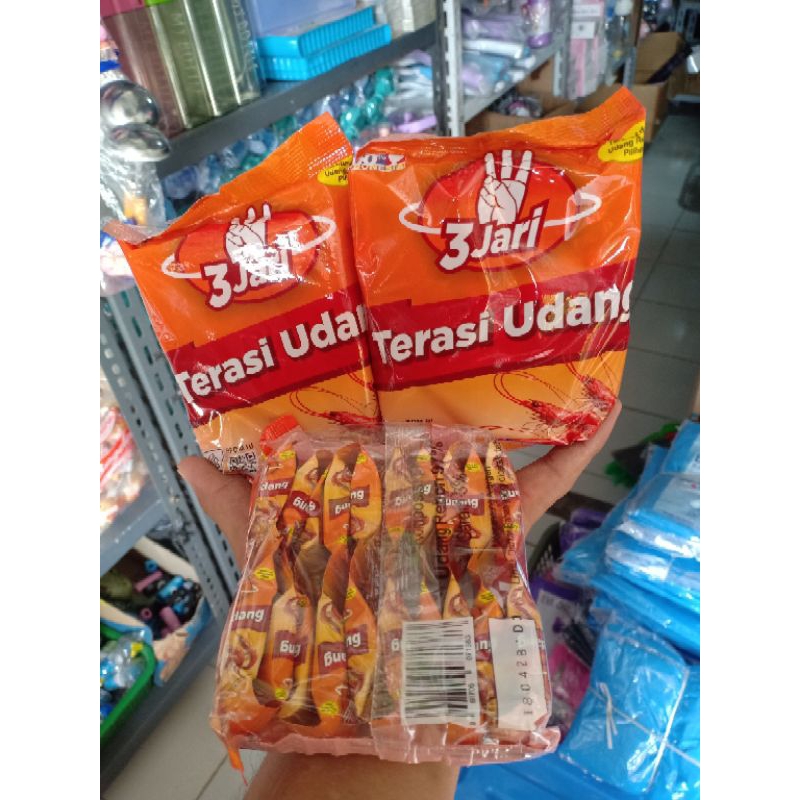 

Terasi udang cap 3 jari isi 20 pcs