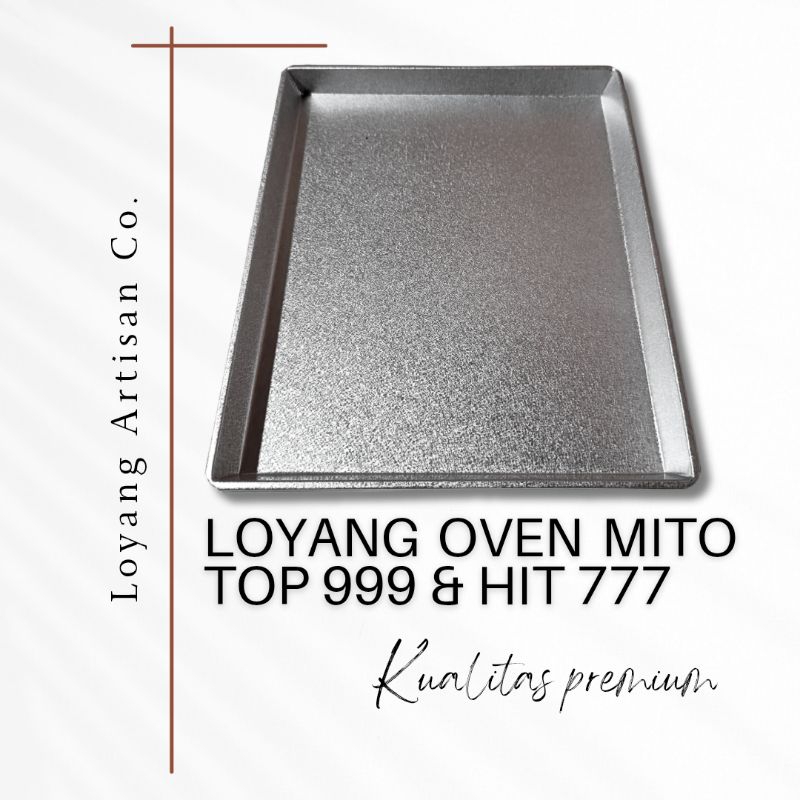 loyang kue oven listrik tray Mito mo Wood series 999 - 777 anti lengket