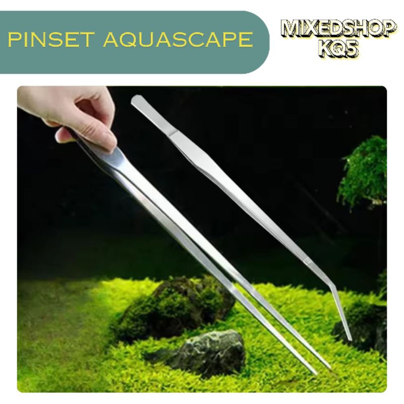 PINSET || TWEEZER PINSET AQUASCAPE 25CM || PINSET REPTIL 25CM
