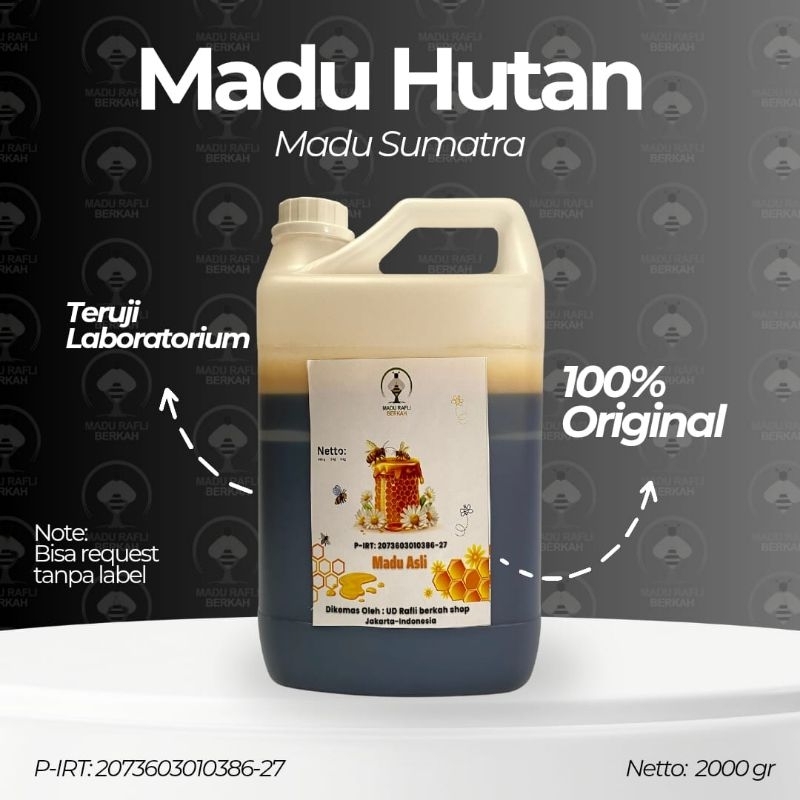 

madu asli hutan sialang sumatera (riau kampar)2 kg apis dorsata MADU