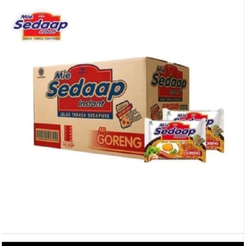 

SEDAAP GORENG ISI 40pcs & MIE INSTAN LAINNYA KARTON