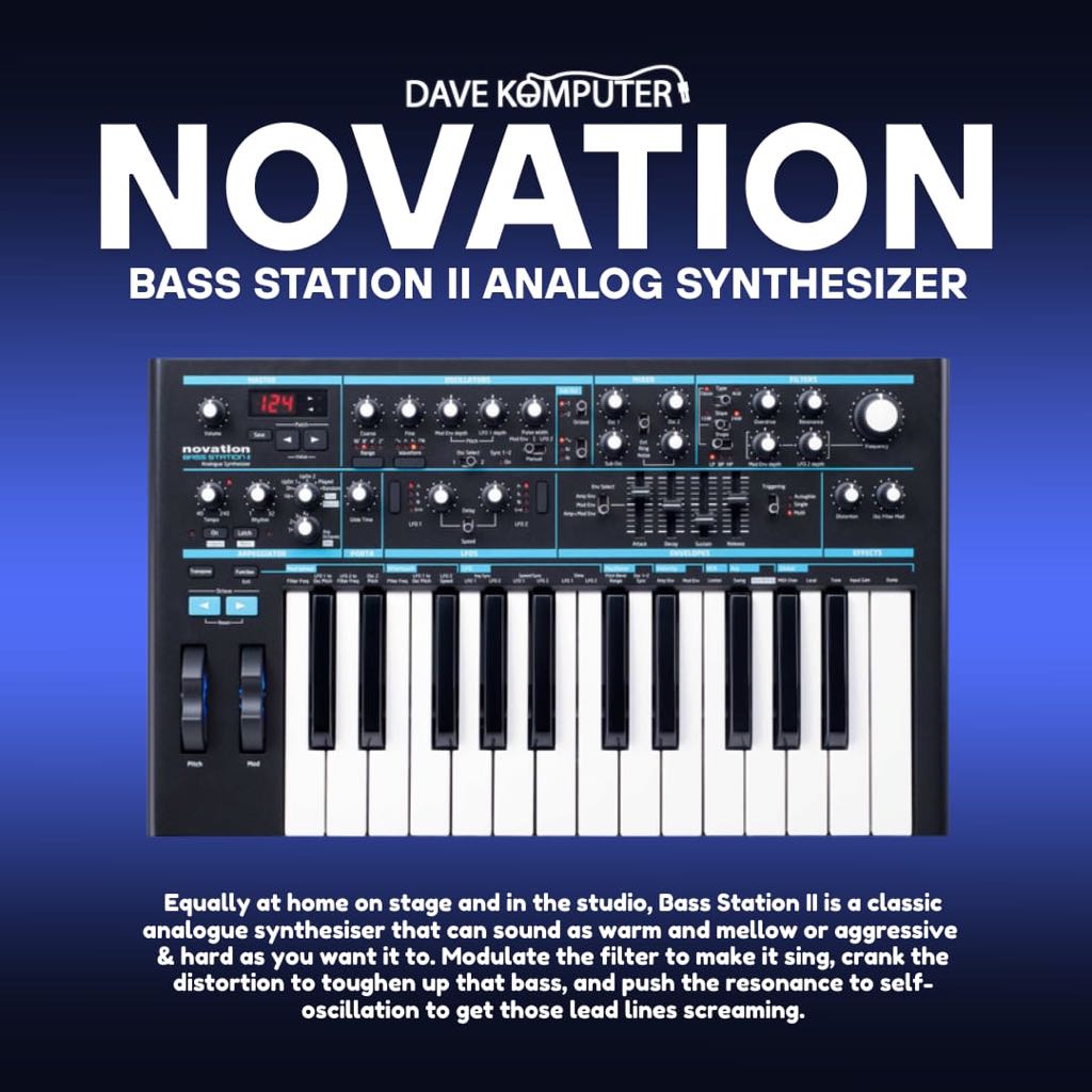 Novation Bass Station II Analog Synthesizer