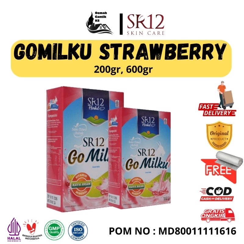 

SR12 susu kambing etawa bubuk murni untuk tulang dan sendi asam urat original 100% asli rendah lemak dan gula bagus untuk diet rasa original coklat strawberry