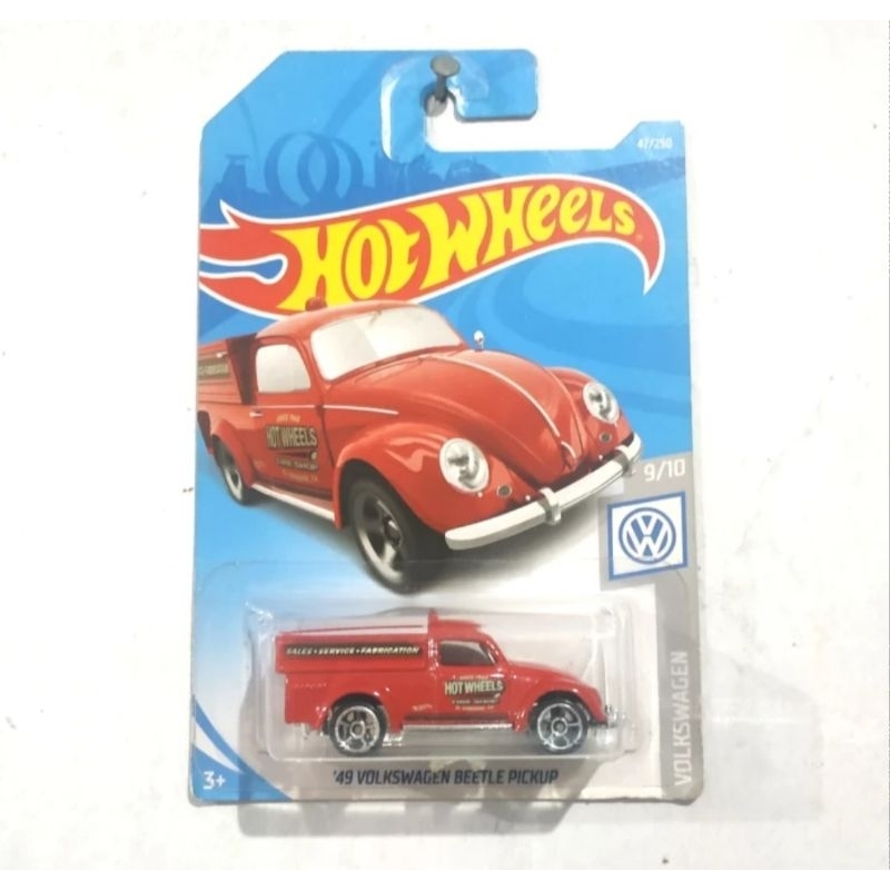 Hot Wheels 49 Volkswagen Beetle Pickup Red merah