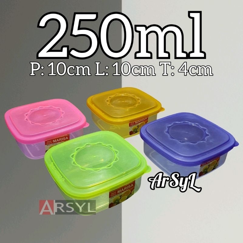 GreenLine Sealware Kotak Penyimpanan Plastik Tebal Serbaguna 250ml