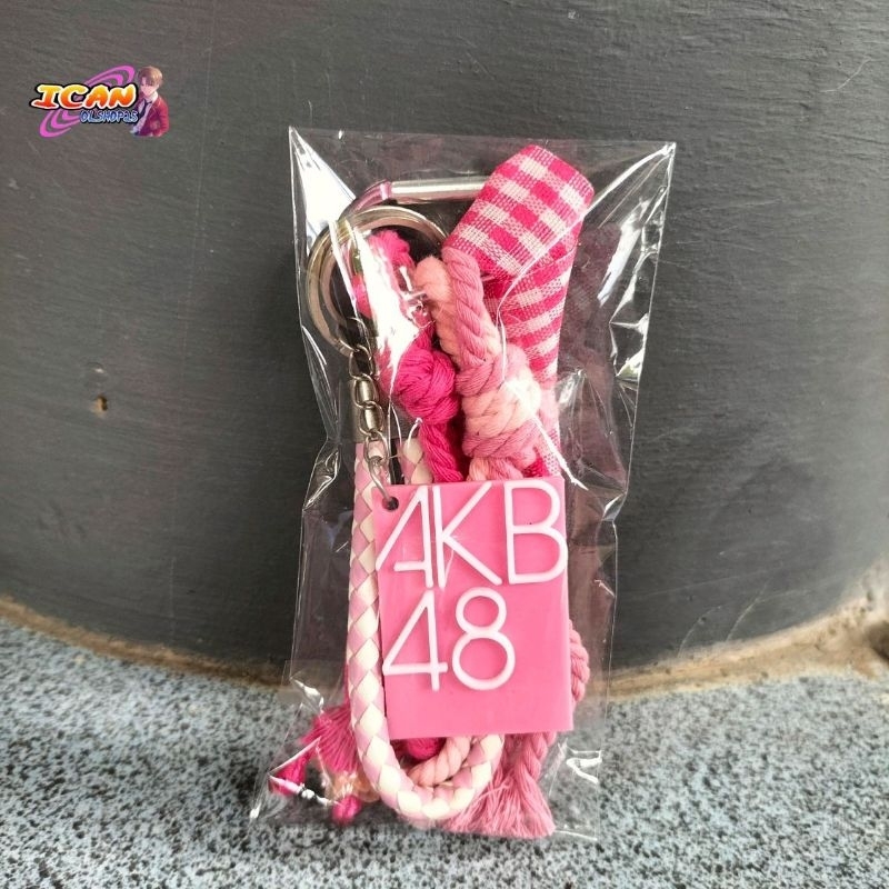 Bag Charm AKB48 Pink Keychain AKB48 Gantungan Kunci Idol Jepang (JKT48)