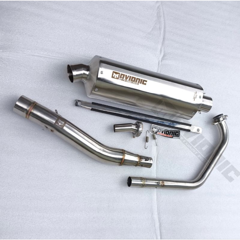 Knalpot Racing Fullset GSX150 R15 CBR150 MT15 CB150 DLL Ngebass Adem Original Mavionic