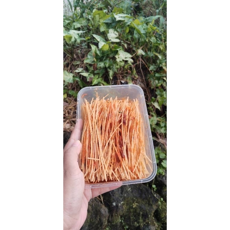 

mie lidi kecil pedas manis mie lidirimrim mie lidi jadul jajan jadul