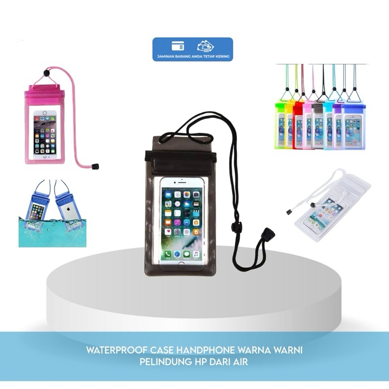 Waterproof Hp anti air Tempat Pelindung Handphone Besar Pengaman IJNC