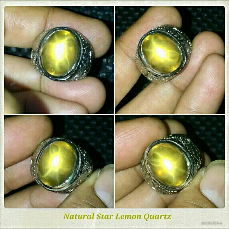 natural lemon quart star phenomena