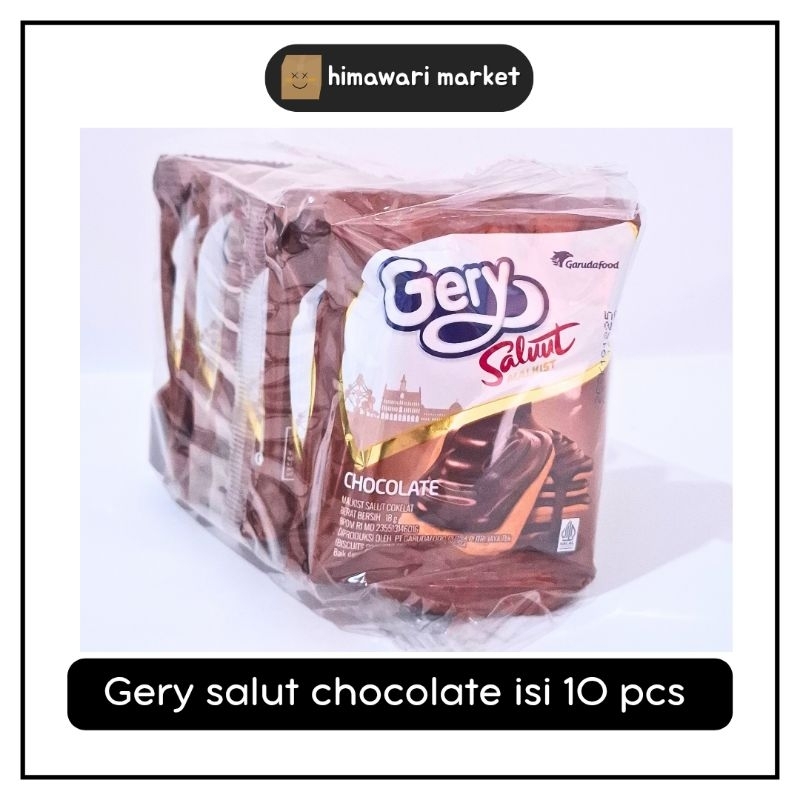 

Gery Saluut Malkist Chocolate | Matcha | Keju | Abon | Cokelat Kelapa | Kelapa (Isi 10)